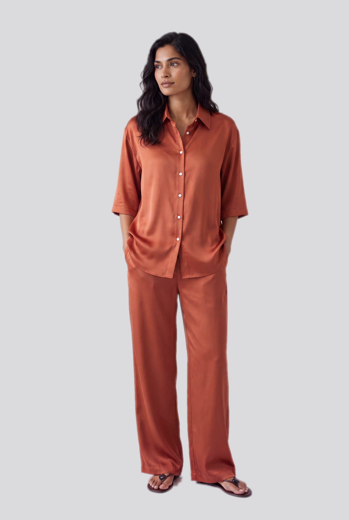 Amber Silk Shirt The Lady