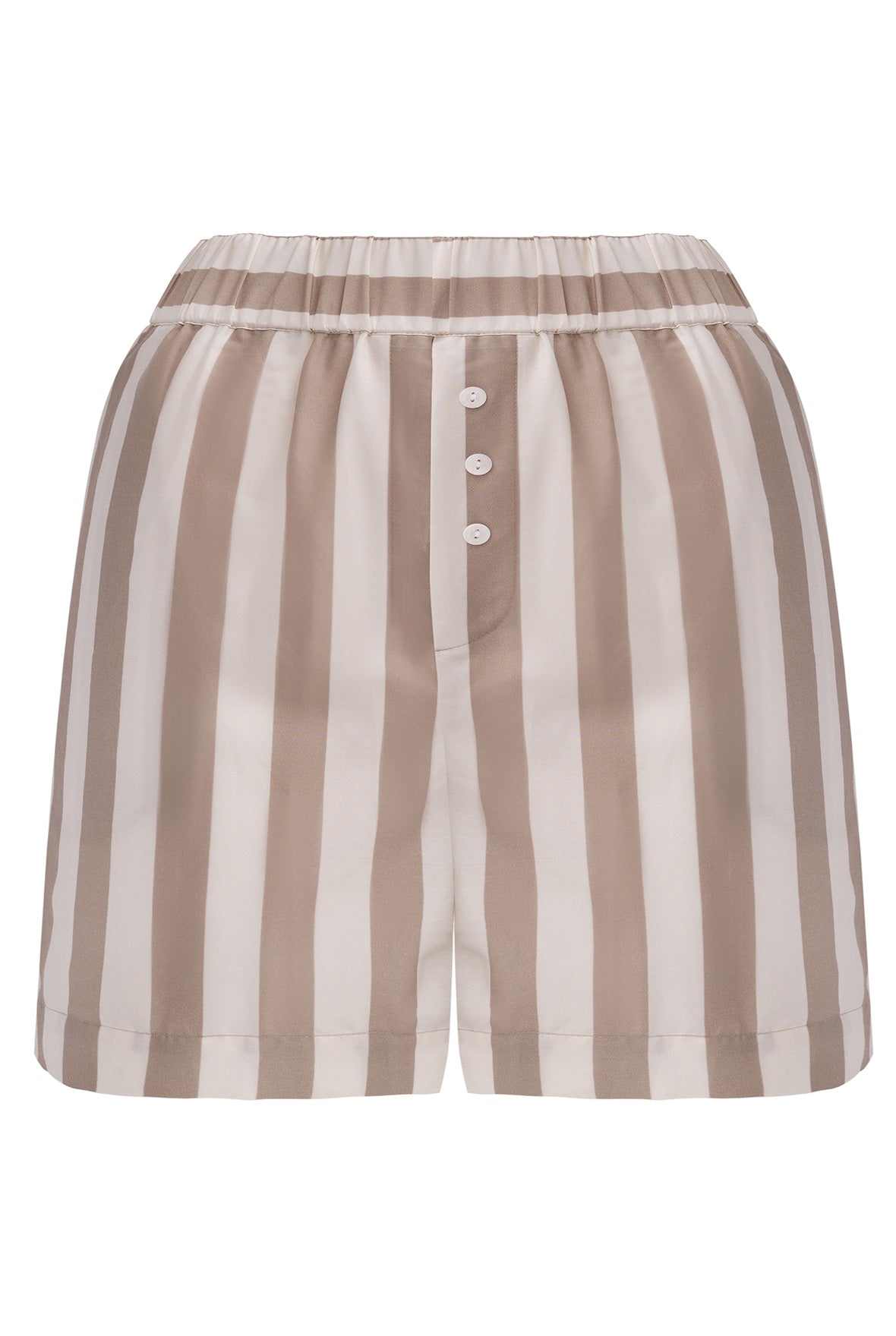 Silk Cotton Shorts Oat Milk