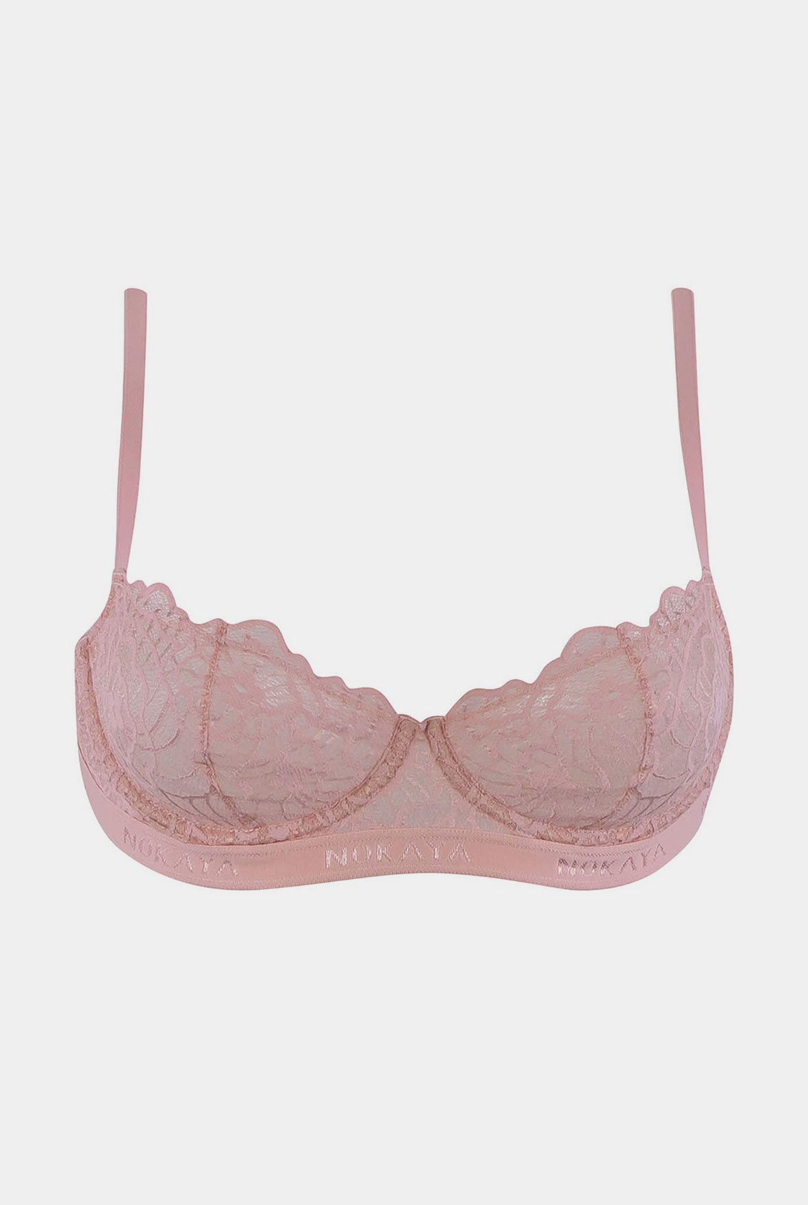 Born in Ukraine Lace Balcony bra pink