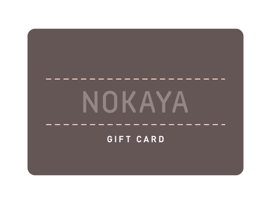  e-GIFT CARD at nokayadesign.com. First edition.