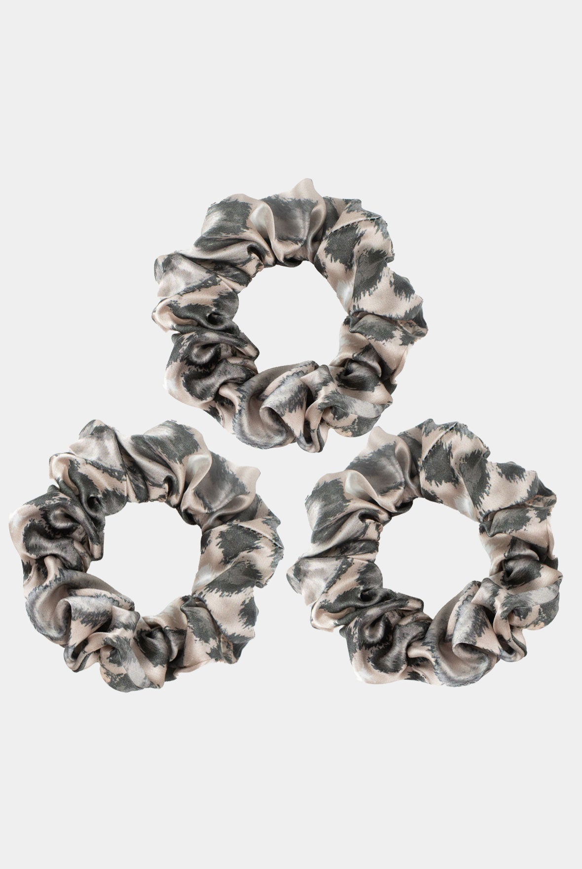 Large Silk Scrunchie Set animal print nokaya. 
