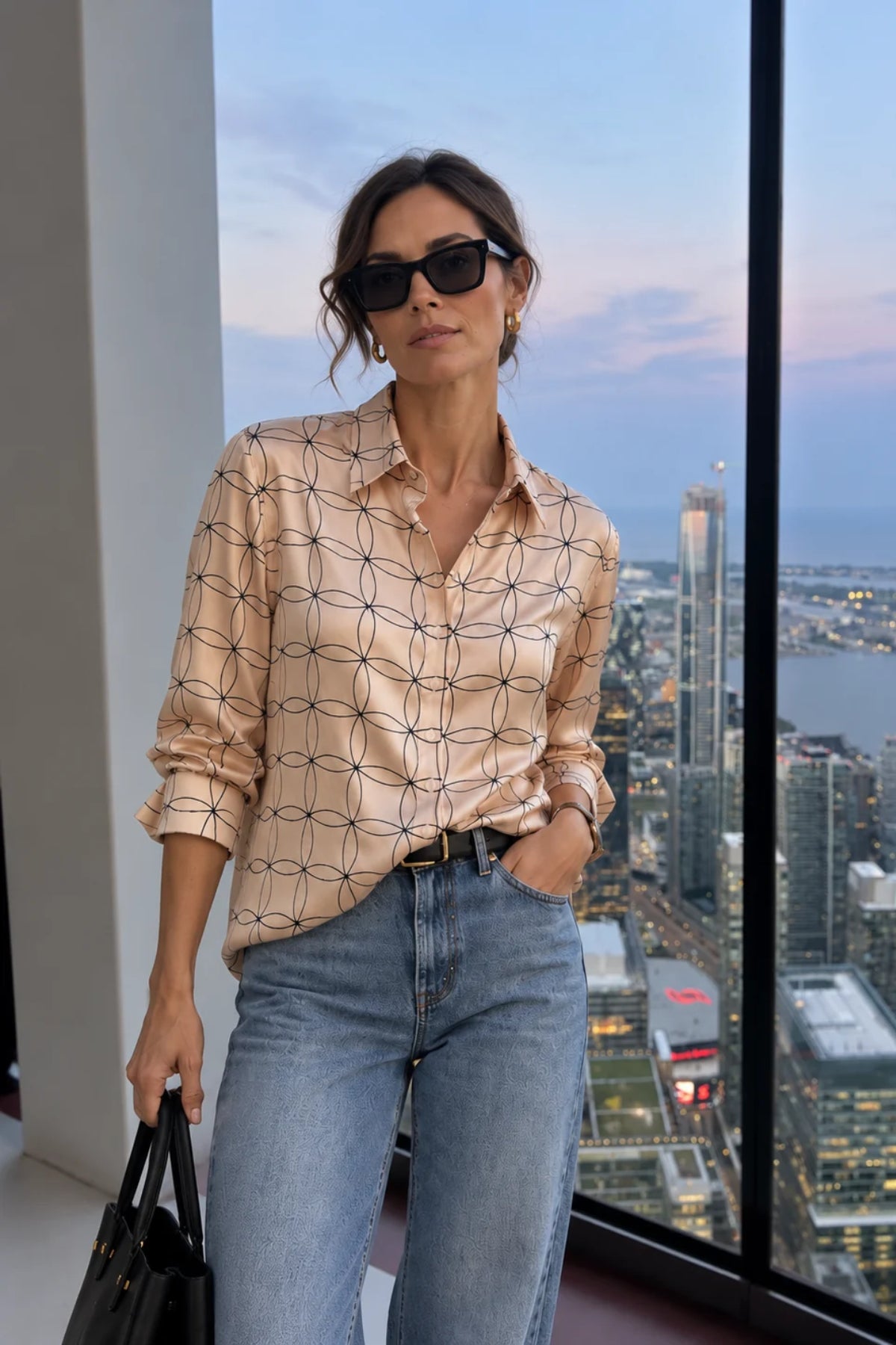 Pink Silk Shirt Neo Geo