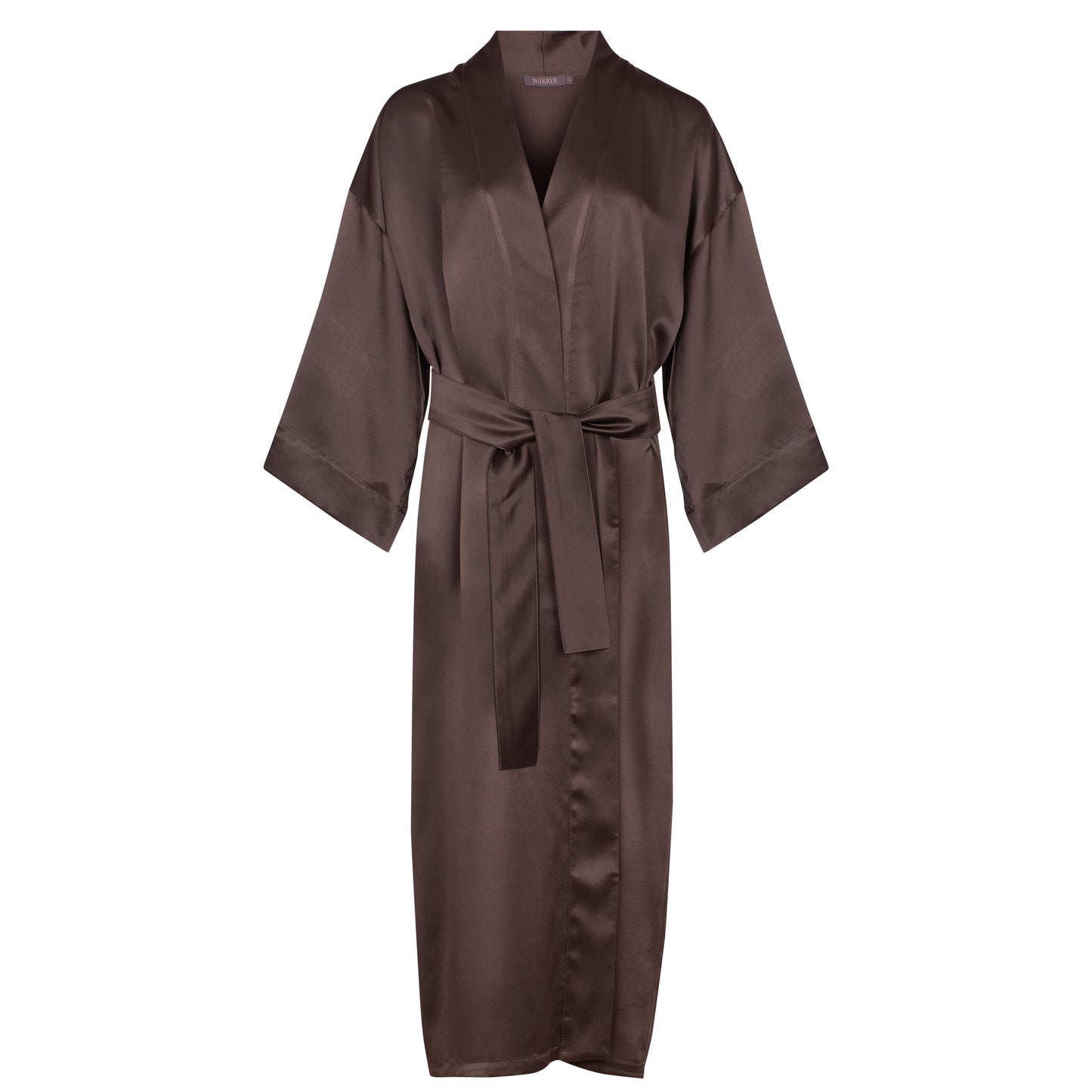 Silk Long Kimono-style Robe The Lady