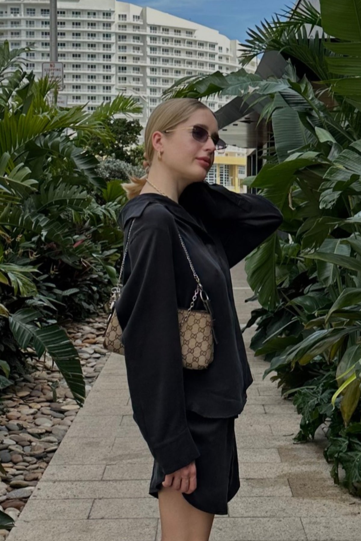 Black Silk Shirt