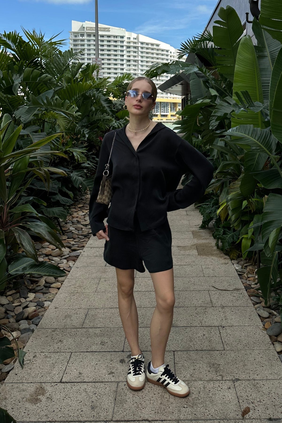 Black Silk Shirt
