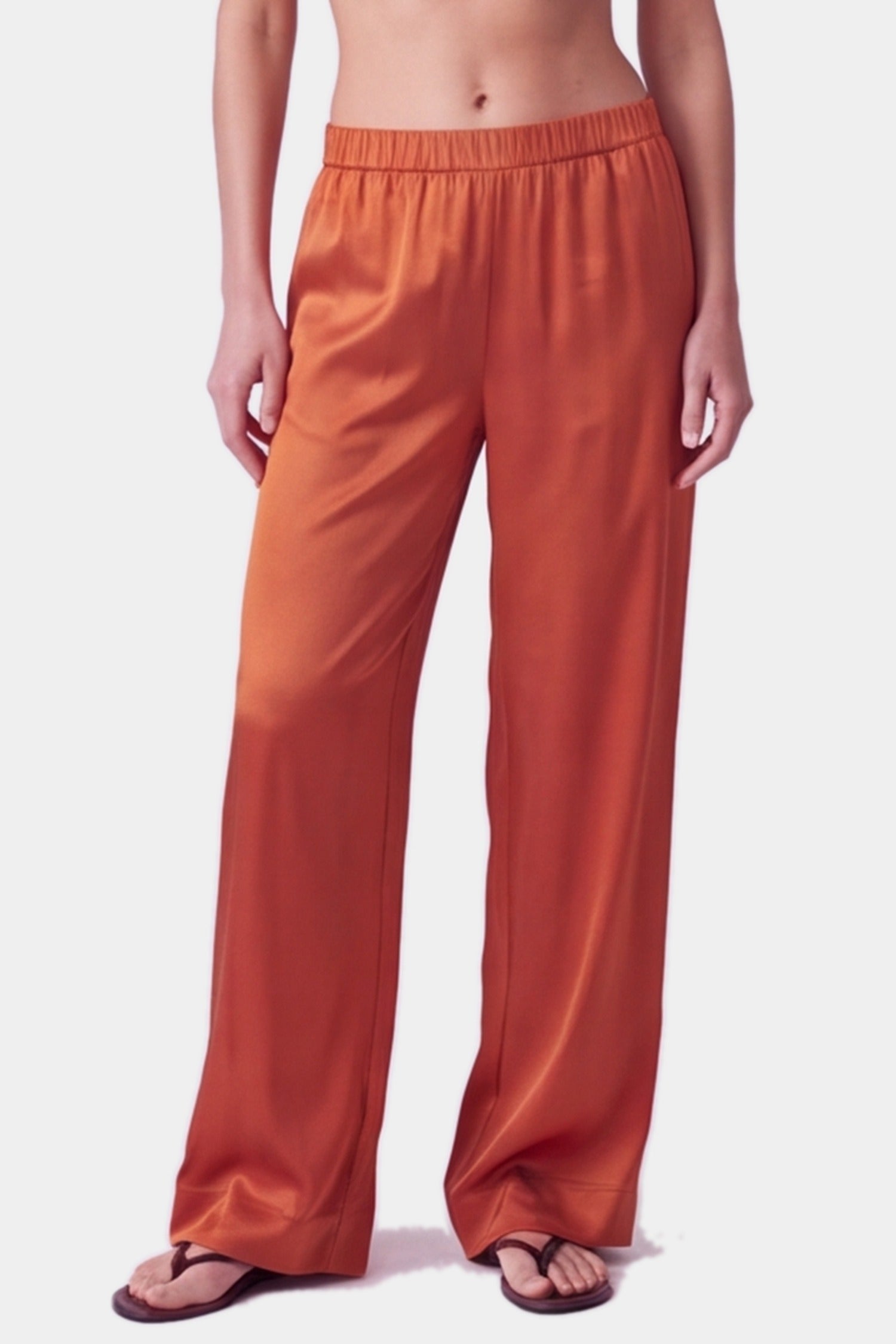 NOKAYA Amber Silk Trousers The Lady, fit with sandals