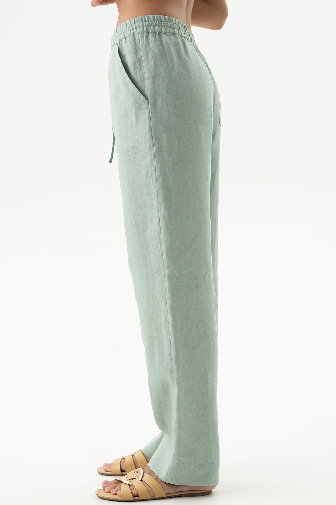 Linen Spirit Pants Sage Green