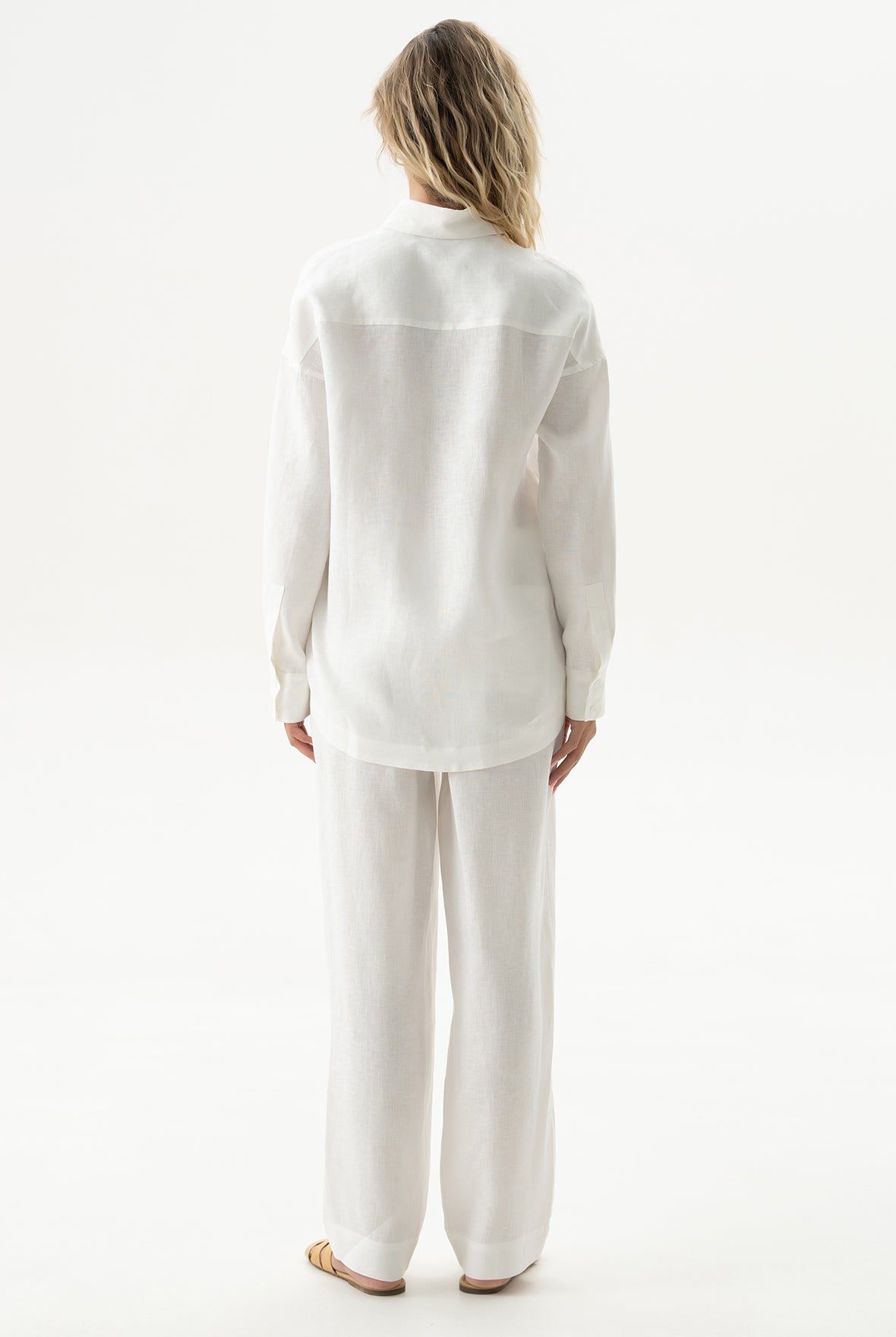 Linen Spirit Pants White