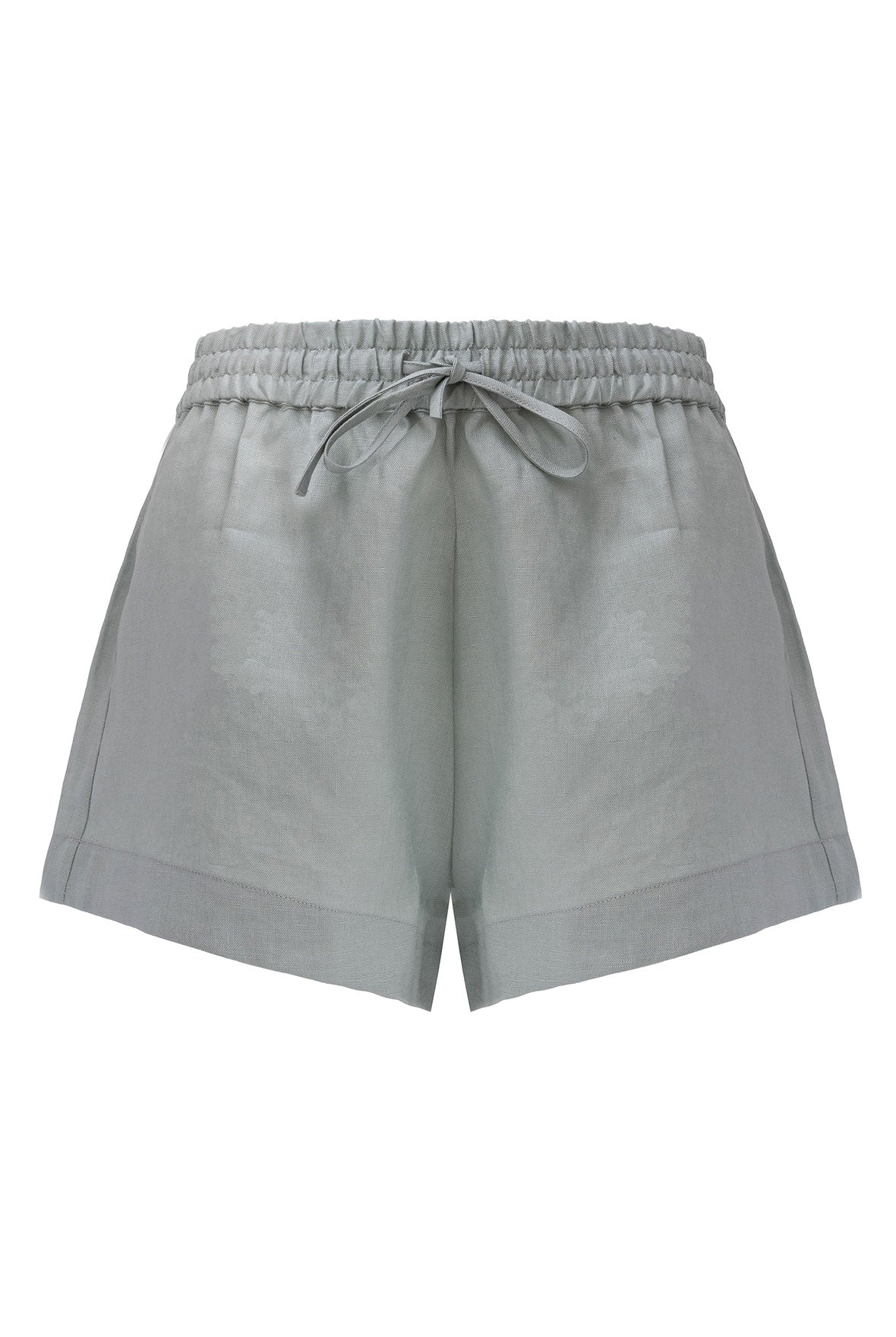Linen Spirit Shorts Sage Green