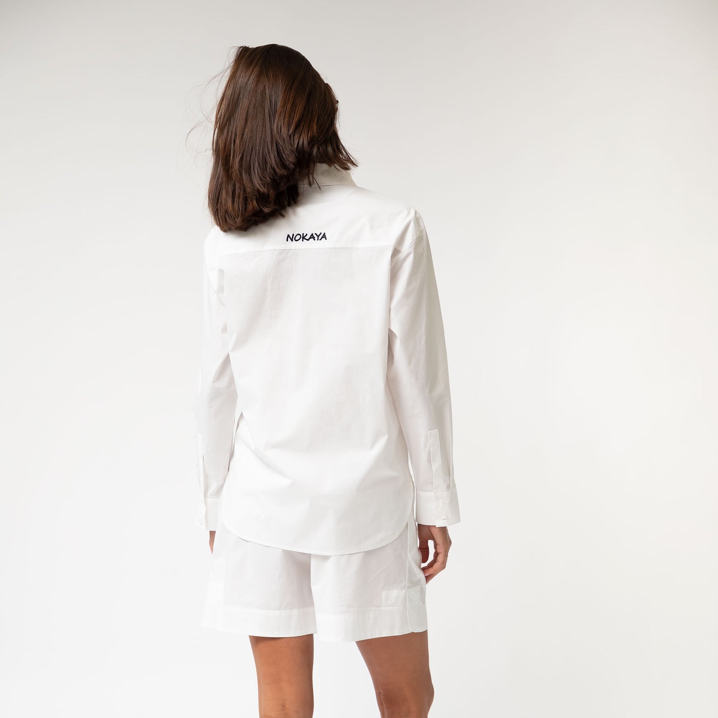 White InStyle Cotton Poplin Shirt