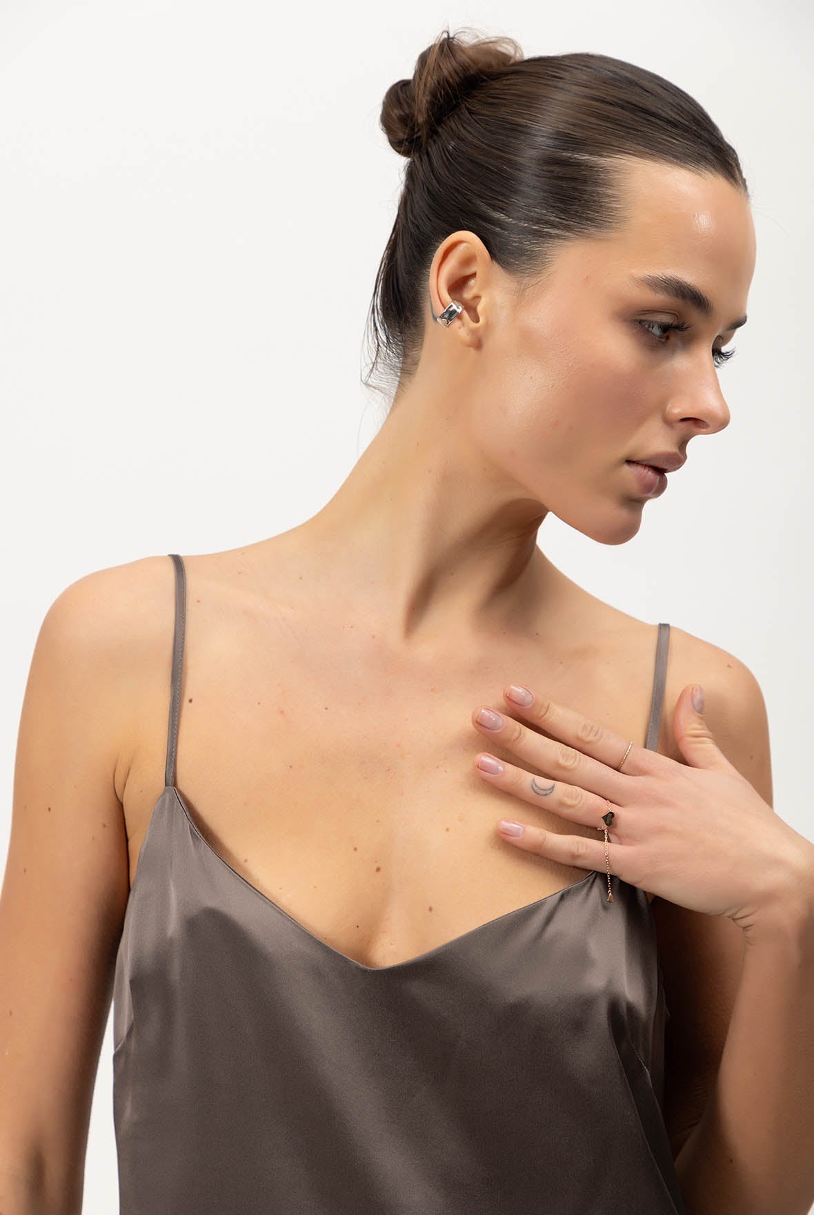 Silk Short Slip Dress The Lady