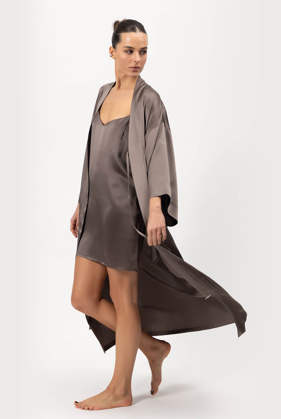 Silk Short Slip Dress The Lady