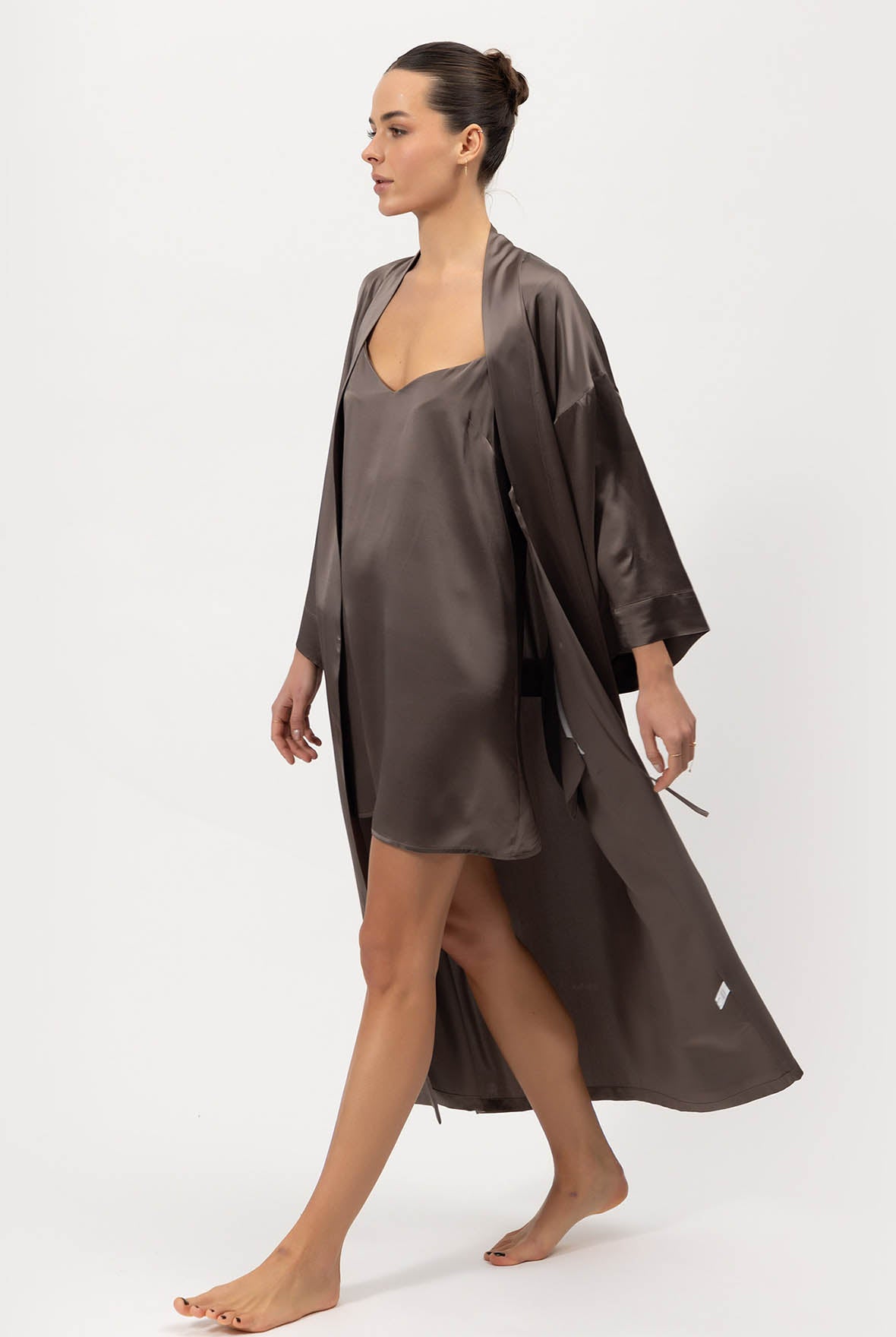 Silk Short Slip Dress The Lady
