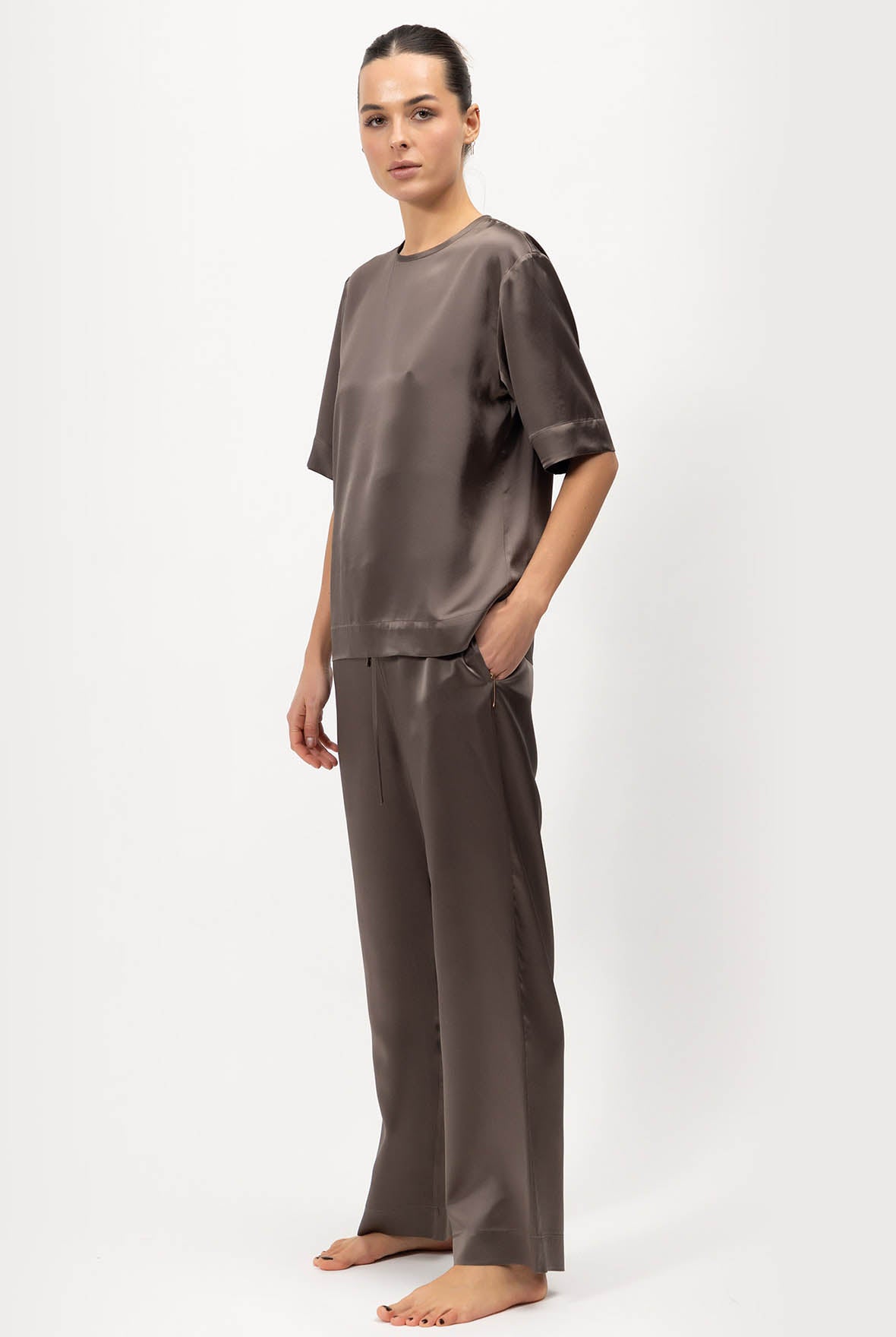 Silk T-Shirt The Lady