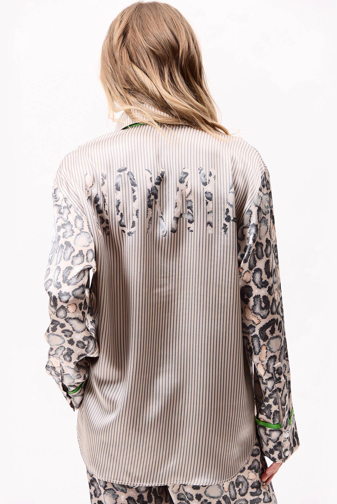 Silk Shirt Animal Print