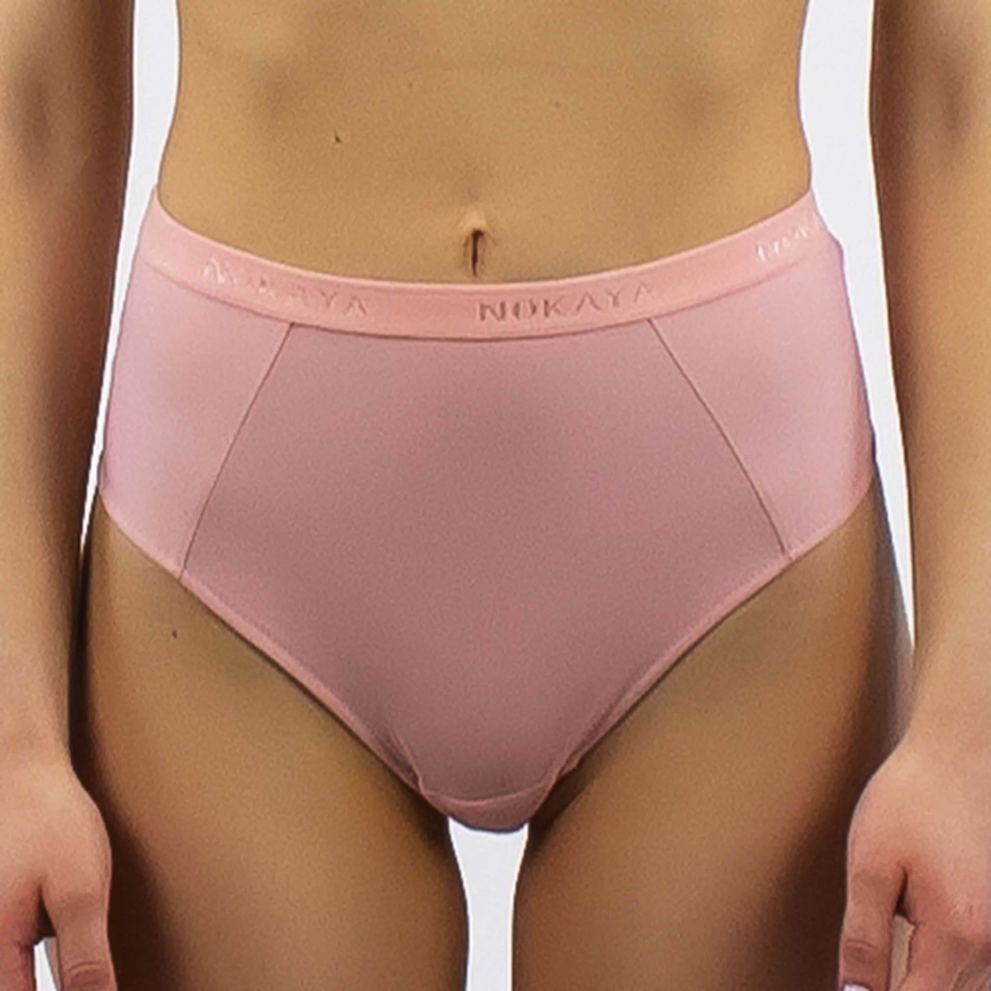 ULTRA high waist bikini is designed for a seamless finish, so they feel ultra-comfortable and won't be visible under clothing. Front close up look