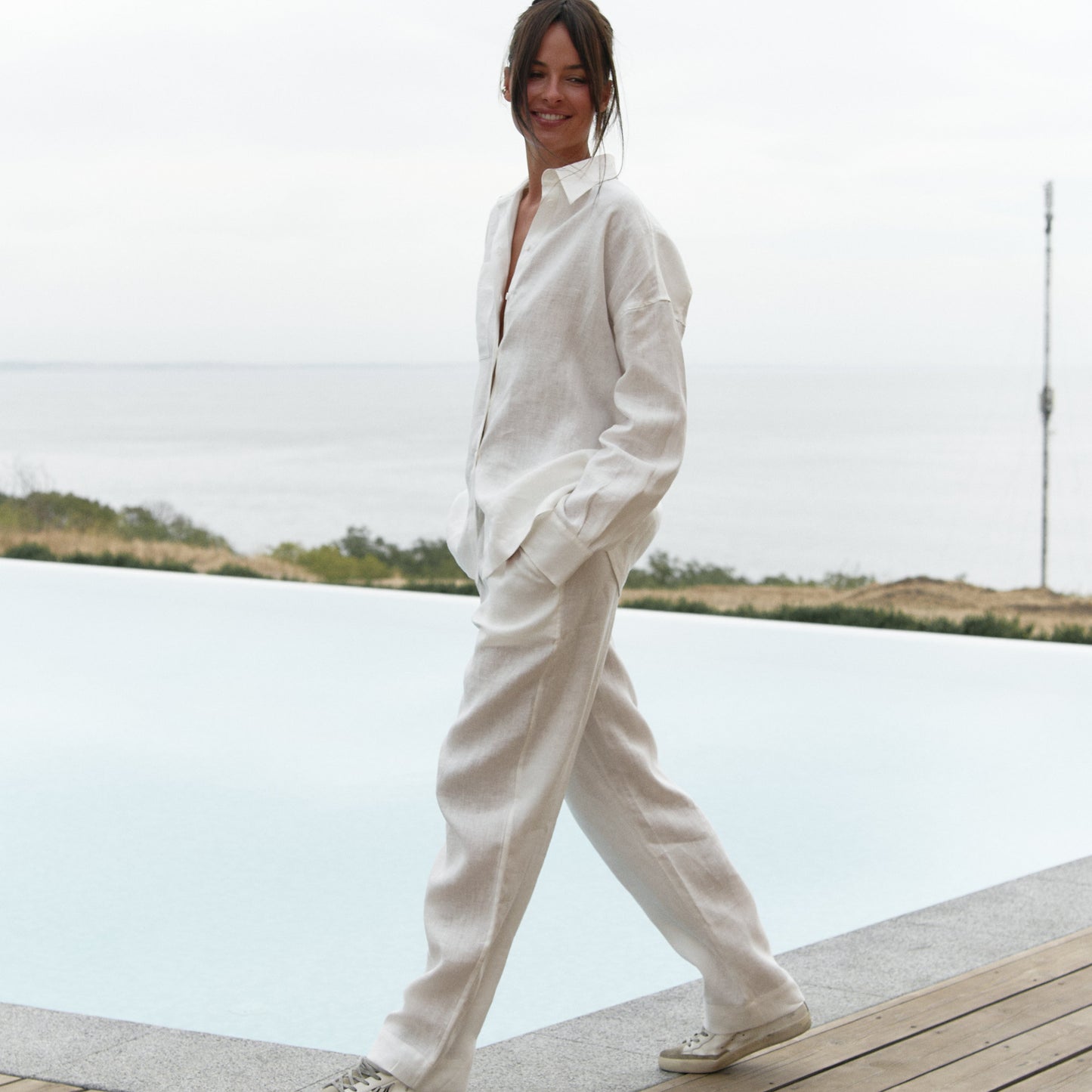 Linen Spirit Shirt White