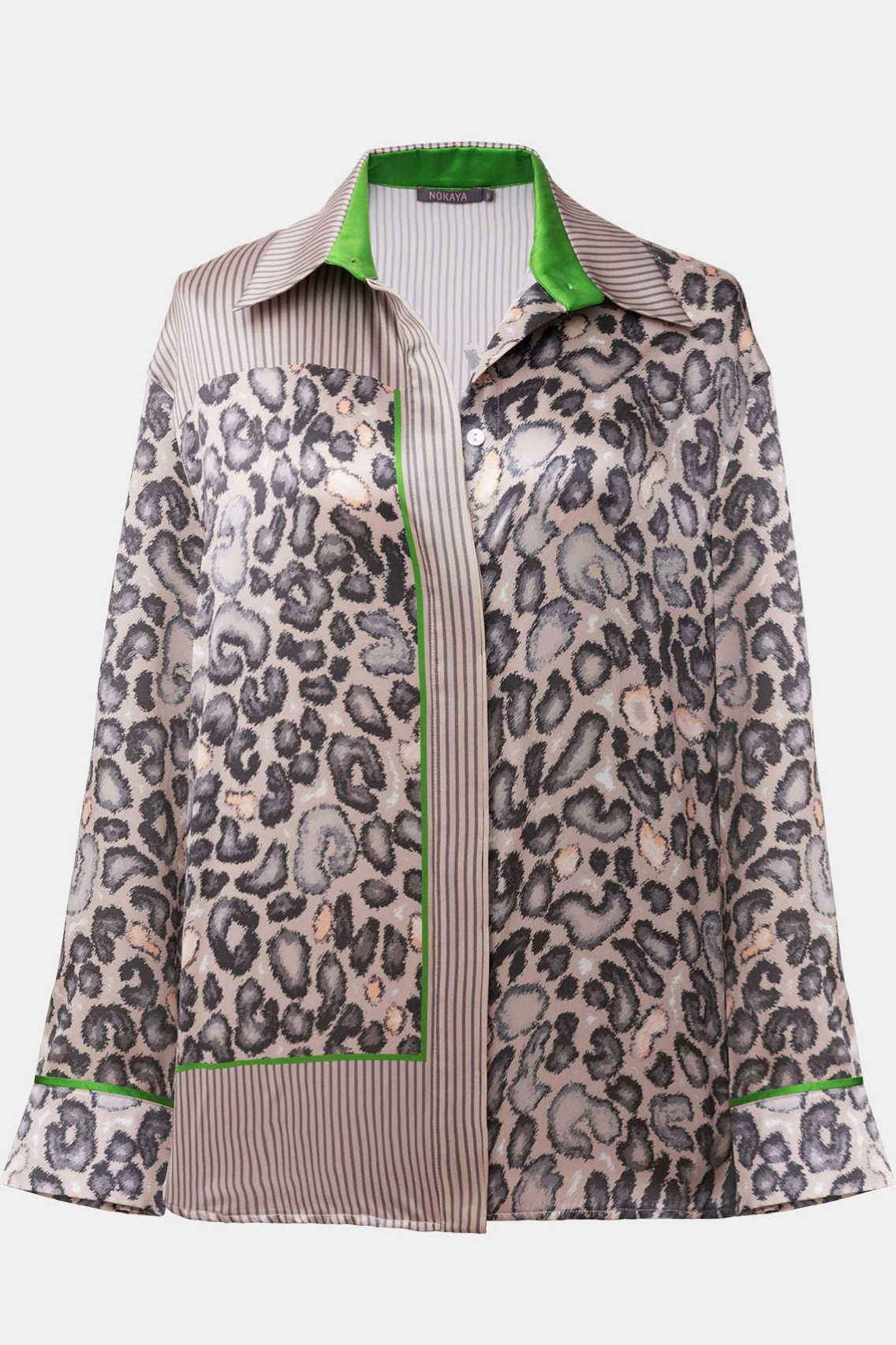 Silk Shirt Animal Print