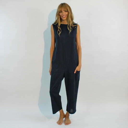 The playfully loose High Vibe jumpsuit from Nokaya flatters any figure.