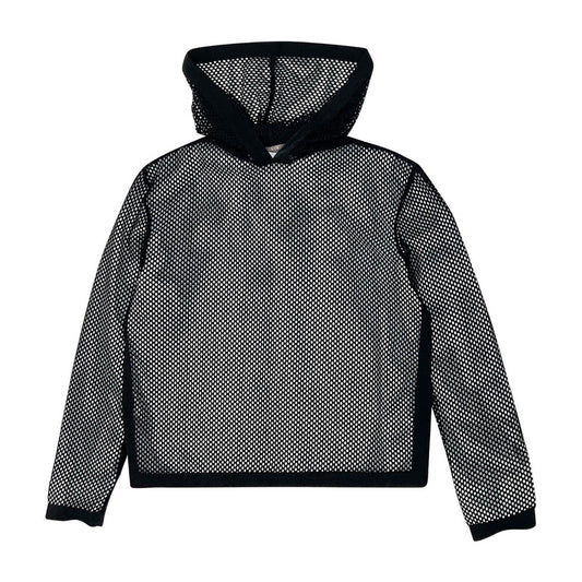 The comfortable and stylish black Daring Net hoodie.