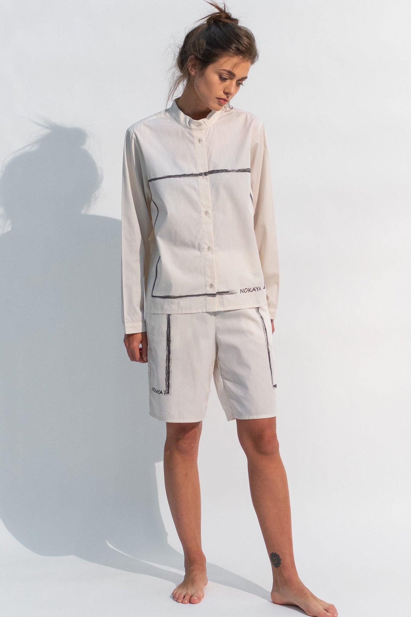 Nokaya cotton shorts.