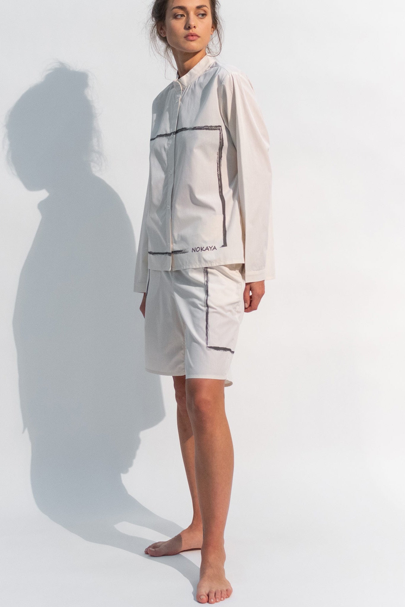 Nokaya cotton shorts.