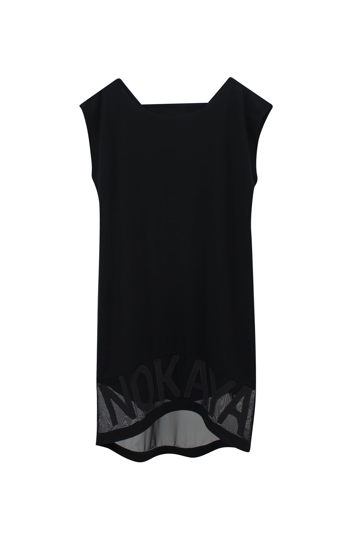 Iconic Nokaya dress from polished Italian modal jersey comes in a unique relaxed silhouette.