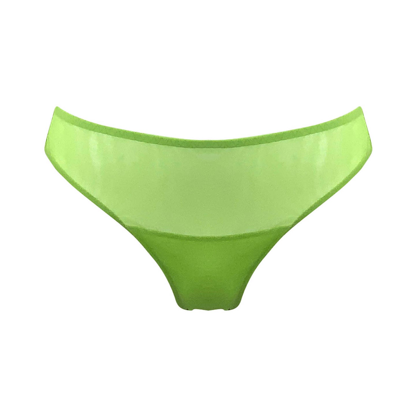 Nokaya green tulle bikini. Front look