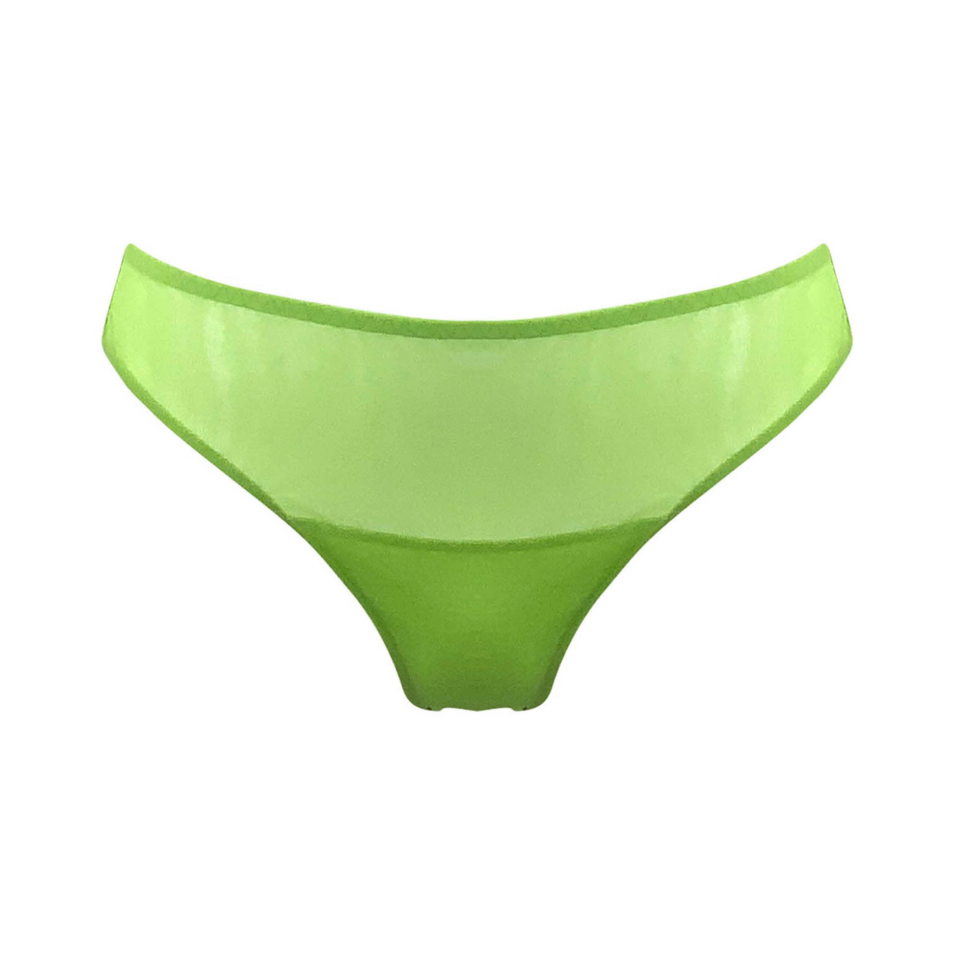 Nokaya green tulle bikini. Front look