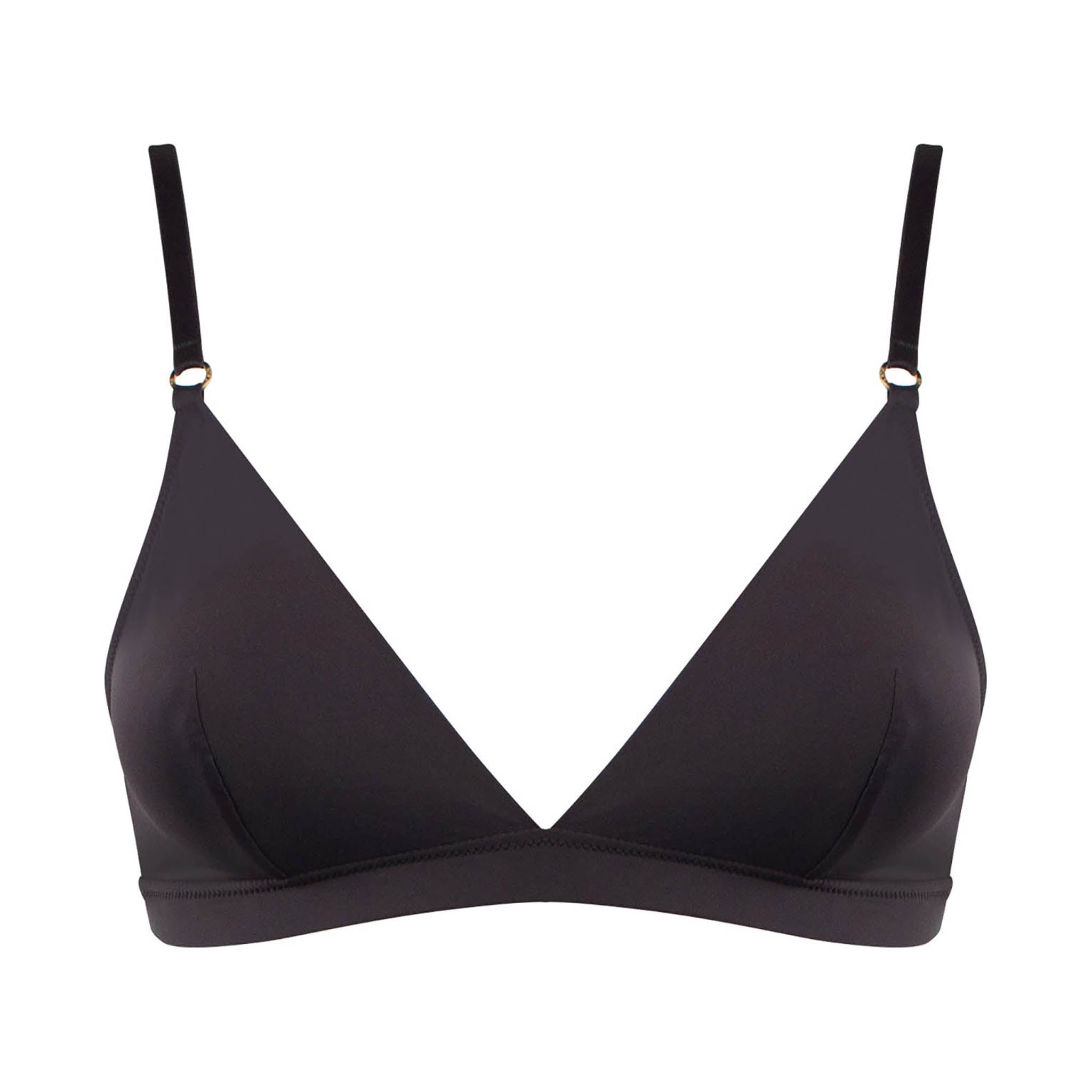 Black triangle bralette online