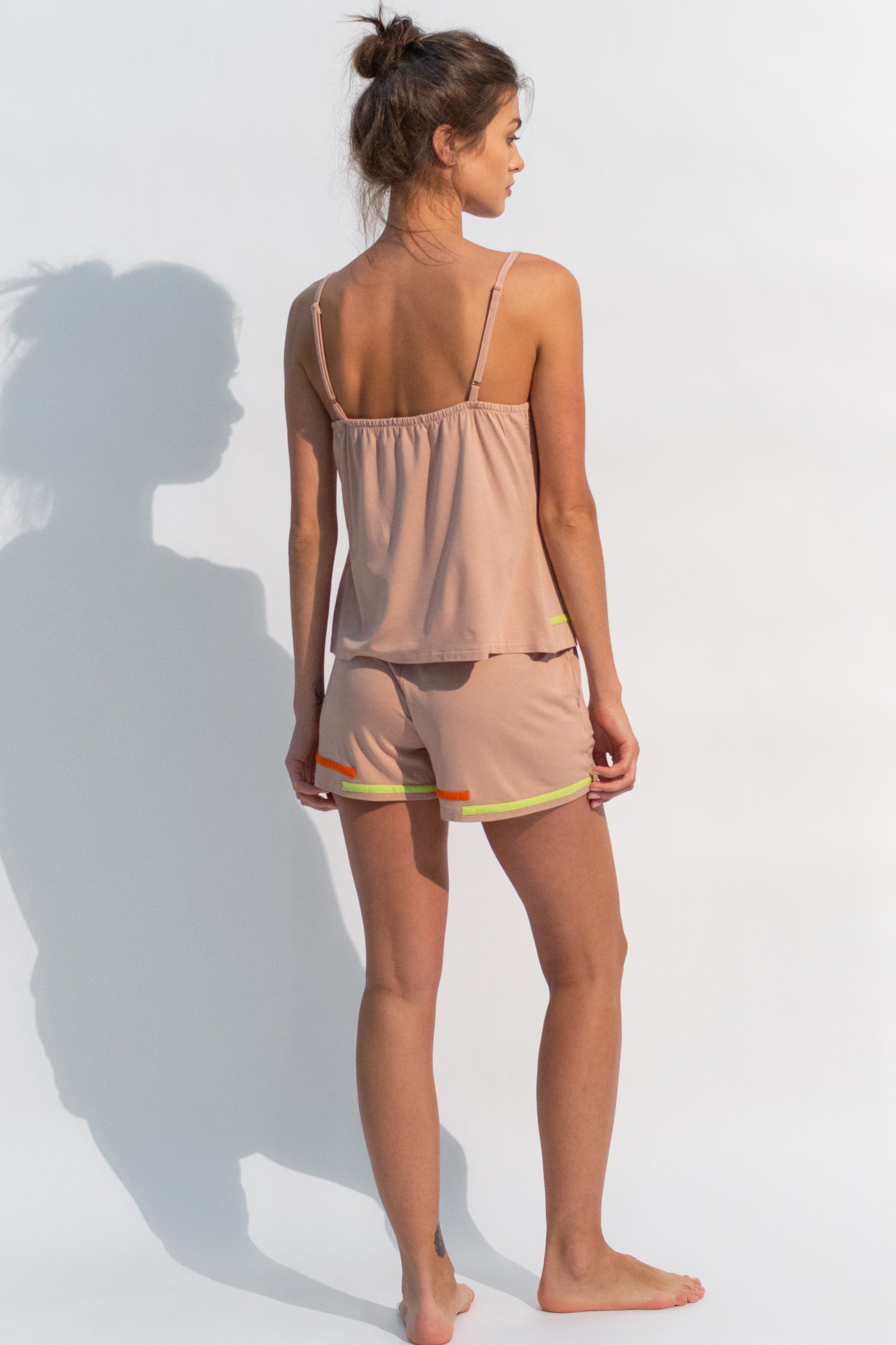 The Lovely Break modal lounging set. Backside.